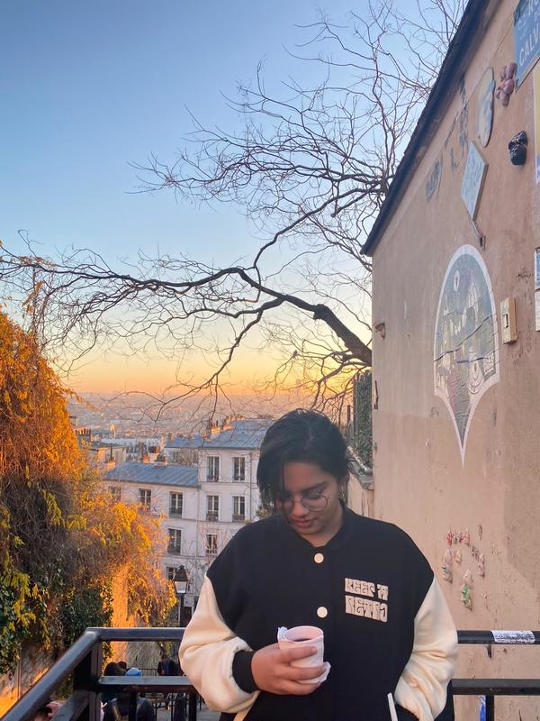 Sweeta in the sunset in Montmartre Sweeta in the sunset in Montmartre